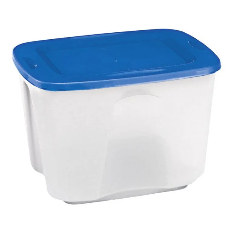 Homz 23.5 in. H x 17-1/2 in. W x 15.5 in. D Stackable Storage Tote (Pack of 8)