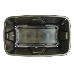 Homz 20 in. H x 31.875 in. W x 17.75 in. D Stackable Storage Tote (Pack of 6)