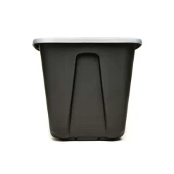 Homz 20 in. H x 31.875 in. W x 17.75 in. D Stackable Storage Tote (Pack of 6)