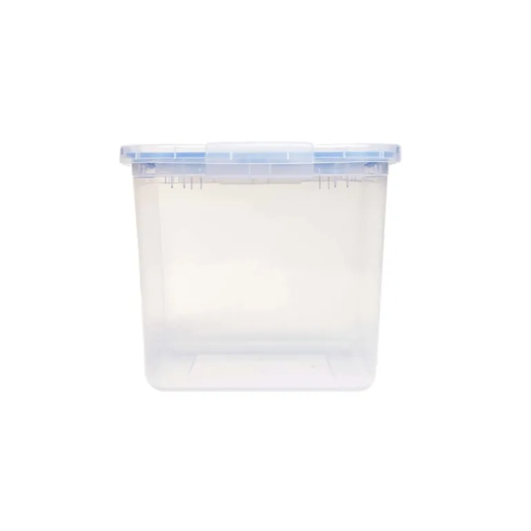 Homz 13 in. H x 23 in. W x 14.75 in. D Stackable Storage Tote (Pack of 6)