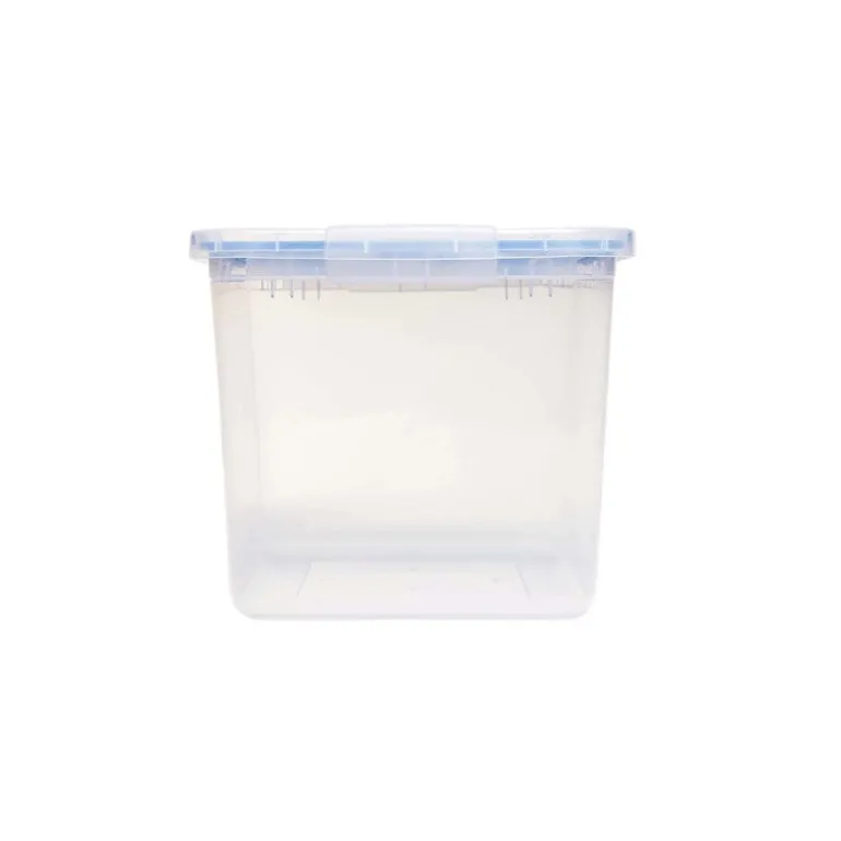 Homz 13 in. H x 23 in. W x 14.75 in. D Stackable Storage Tote (Pack of 6)