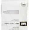 Homz 15 in. W X 55 in. L Cotton Gray Ironing Board Cover