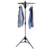 Homz Metal Silver Tripod Clothes Drying Rack 67 in. H x 29 in. W x 29 in. D