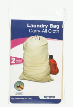 Homz Tan Canvas Laundry Bag