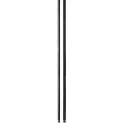 Honey Can Do 72 in. H x 1 in. W x 1 in. D Steel Shelf Pole with Leg Levelers (Pack of 2)