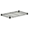 Honey Can Do 1 in. H x 36 in. W x 14 in. D Steel Shelf Rack Black