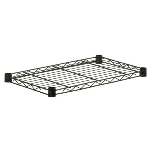 Honey Can Do 1 in. H x 36 in. W x 14 in. D Steel Shelf Rack Black