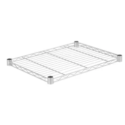 Honey Can Do 1 in. H x 24 in. W x 18 in. D Steel Shelf Rack Silver