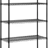 Honey Can Do Shf-01440 42" X 18" X 72" 5 Tier Black Shelving Unit