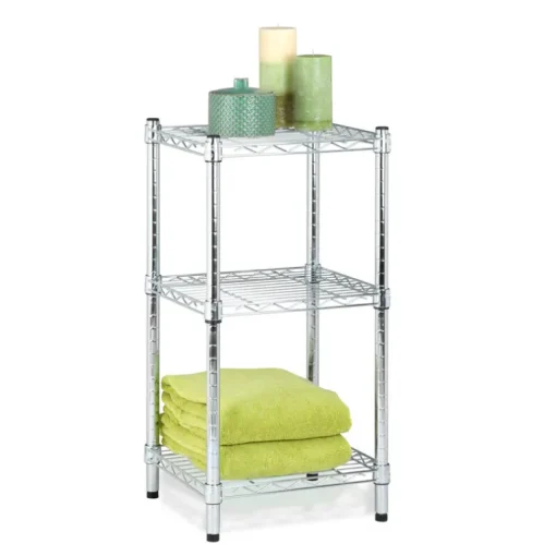 Honey-Can-Do 30 in. H X 15 in. W X 14 in. D Steel Shelving Unit