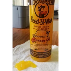Howard Feed-N-Wax Orange Scent Wood Protector 16 oz. Gel
