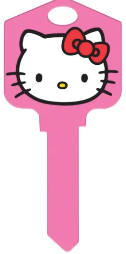 Howard Keys Hello Kitty Hello Kitty House/Office Key Blank Single sided For Kwikset and Titan Locks (Pack of 5)