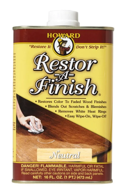 Howard Neutral Semi-Transparent 250 sq. ft. Coverage Oil-Based Indoor Wood Restorer 1 Pint