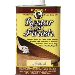 Howard Neutral Semi-Transparent 250 sq. ft. Coverage Oil-Based Indoor Wood Restorer 1 Pint