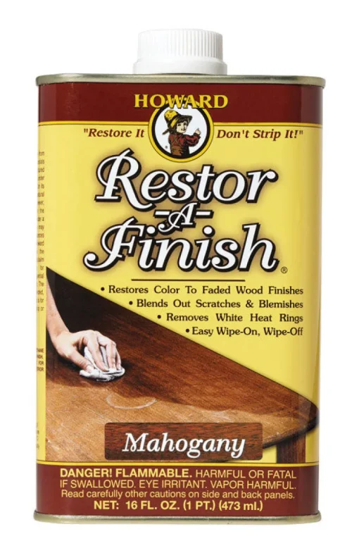 Howard Restor-A-Finish Semi-Transparent Mahogany Oil-Based Wood Restorer 1 pt