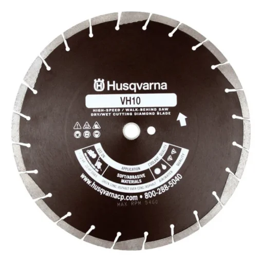 Husqvarna 14 in. D X 1 in. VH10 Diamond Segmented Rim Circular Saw Blade 24 teeth 1 pk