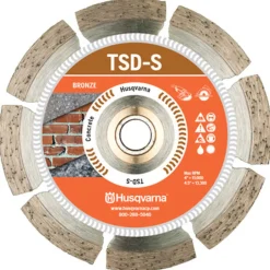 Husqvarna Tacti-Cut Dri Disc 4-1/2 in. Dia. x 7/8 in. Segmented Rim Diamond Saw Blade 1 pk