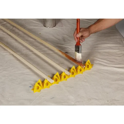 Hyde 2-1/2 in. W Yellow Plastic Painter's Pyramid Work Supports