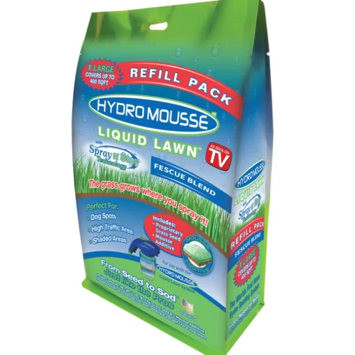 Hydro Mousse Liquid Lawn Fine Fescue Grass Full Sun Grass Seed 2 lb