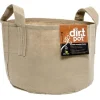 Hydrofarm Dirt Pot Tan BPA Free 20 gal. Capacity Fabric Planter 16 H x 20 W in.