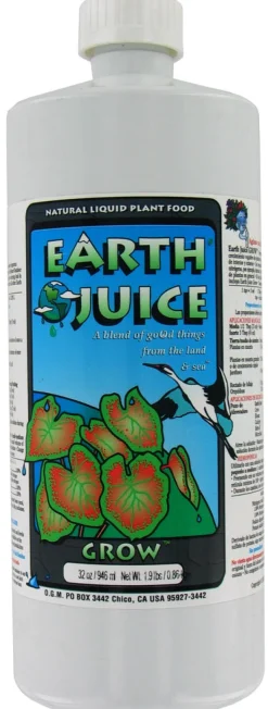 Hydro-Organics Hoj03201 1 Quart Earth Juice Grow Plant Food