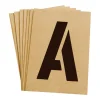 Hy-Ko 5 in. Card Stock Letters Stencil 6 each