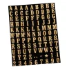 Hy-Ko 3/8 in. Gold Vinyl Letters and Numbers 0-9, A-Z Self-Adhesive 1 pk (Pack of 10)