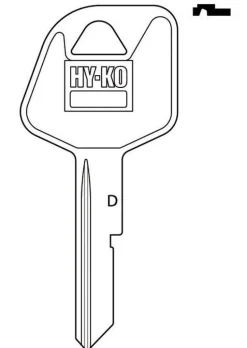 Hy-Ko Automotive Key Blank Single sided For General Motors (Pack of 10)