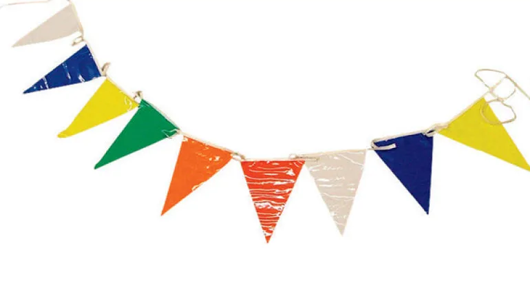 Hy-Ko Flag 11 in. H x 18-1/2 in. W (Pack of 10)