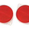 Hy-Ko Round Red Reflectors 2 pk (Pack of 12)