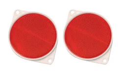 Hy-Ko Round Red Reflectors 2 pk (Pack of 12)