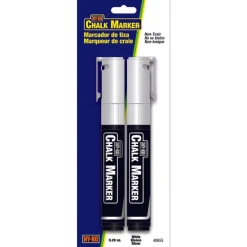 Hy-Ko White Chalk Marker 2 pk