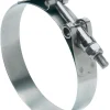 Ideal Tridon 3-1/4 in. 3-9/16 in. 325 Silver Hose Clamp Stainless Steel Band T-Bolt