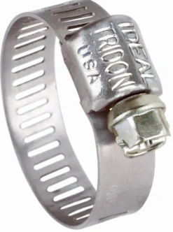Ideal Tridon Micro-Gear 5/16 in to 7/8 in. SAE 6 Silver Hose Clamp Stainless Steel Band