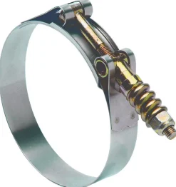 Ideal Tridon Tridon 4-9/16 in. 4-7/8 in. SAE 456 Hose Clamp Stainless Steel Band Spring Loaded T-Bol