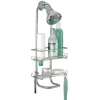 iDesign 21 in. H X 4.5 in. W X 12 in. L Chrome Silver Shower Caddy