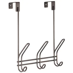 iDesign 12.5 in. H X 8.2 in. W X 5 in. L Steel Hook Rack