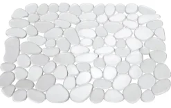 iDesign 12.3 in. L X 10.8 in. W Clear Plastic Sink Mat