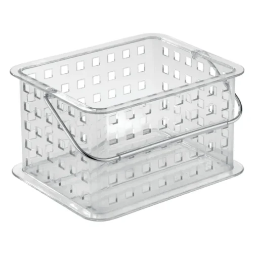 iDesign 8.8 in. L X 5.3 in. W X 6.9 in. H Clear Storage Basket