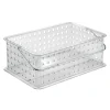 iDesign Clear Basket 5 in. H X 14 in. W X 8.69 in. D Stackable