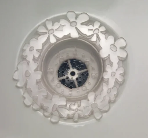 iDesign Clear Plastic Blumz Sink Strainer