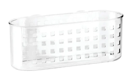 iDesign Clear Plastic Shower Basket