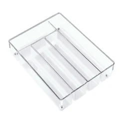 iDesign Linus 2 in. H X 14 in. W X 11 in. D Plastic Cutlery Tray
