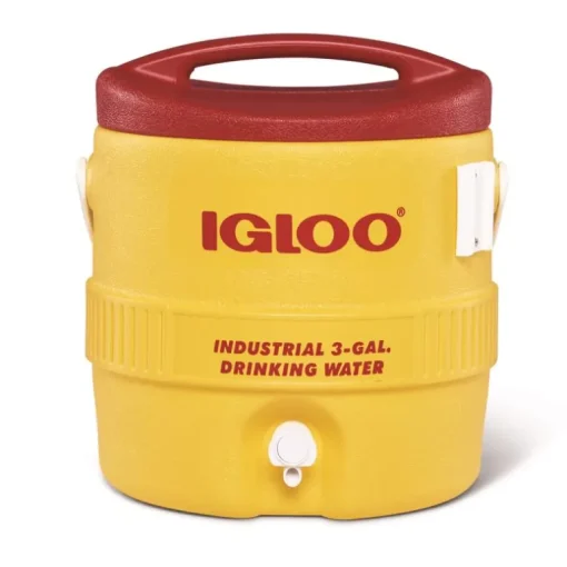 Igloo Industrial Red/Yellow 10 gal Water Cooler