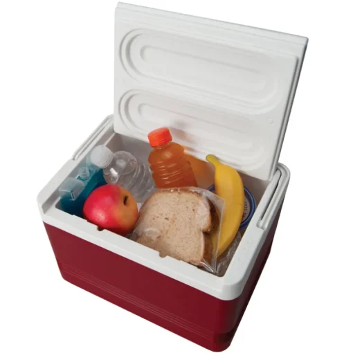 Igloo Legend 12 Cans Capacity Red/White Plastic Reusable Cooler