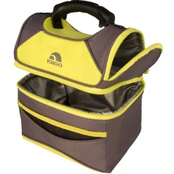 Igloo Playmate Gripper Assorted Color Polyester Lunch Bag Cooler 9 Can Capacity 9.38 H x 6.25 W in.