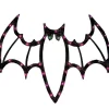 Impact Innovations Light Purple Prelit Bat Silhouette Halloween Decor 18.5 H x 13.5 W in.