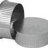 Imperial 8 in. D Galvanized Steel Crimped Pipe End Cap