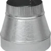Imperial 8 in. D X 6 in. D Galvanized Steel Furnace Pipe Reducer