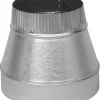 Imperial 7 in. D X 6 in. D Galvanized Steel Furnace Pipe Reducer